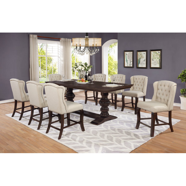 Canora Grey Sabin Counter Height Extendable Dining Set Wayfair
